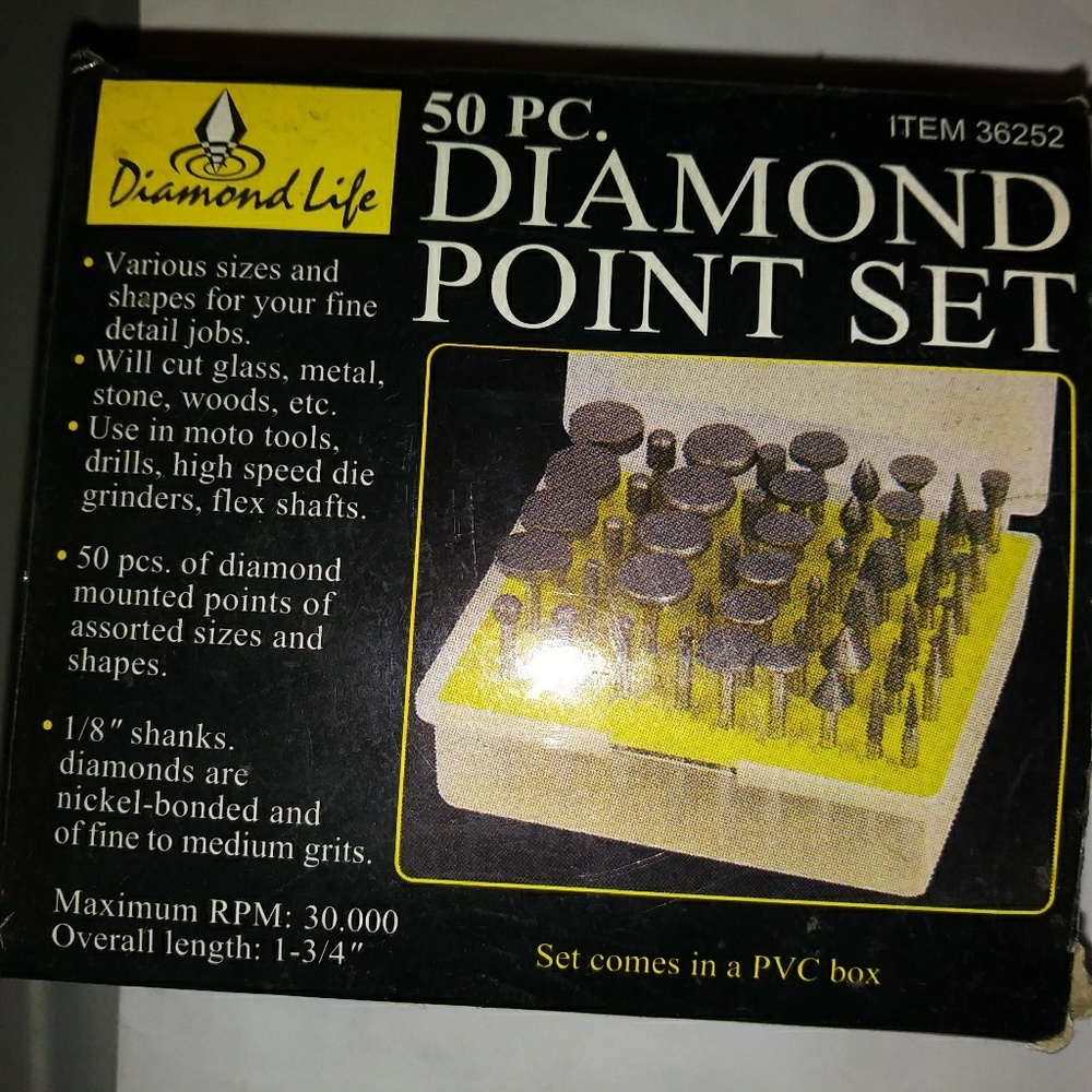50 Piece Diamond Rotary Point Set